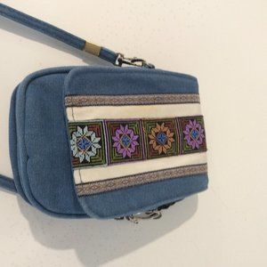 Blue Crossbody Satchel Purse